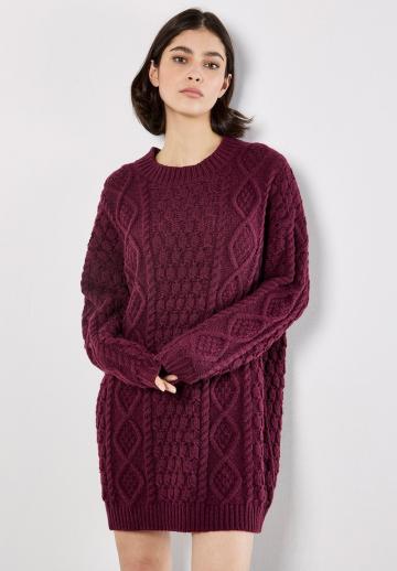 Вязаное платье