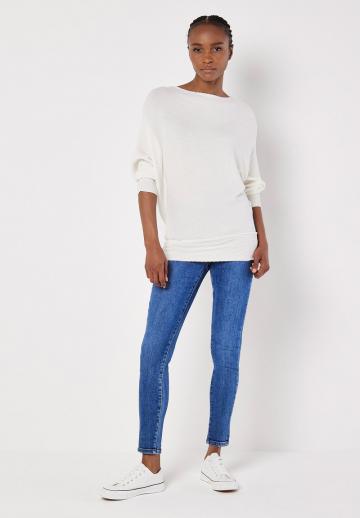 Пуловер с рукавом три четверти