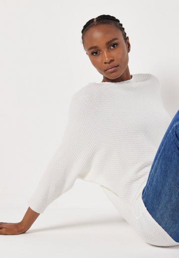 Пуловер с рукавом три четверти