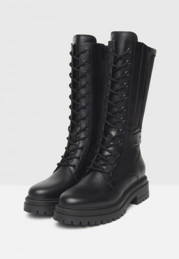 Сапоги на шнуровке
