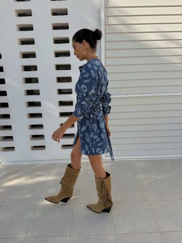 Джинсовое платье