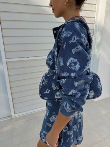 Джинсовое платье