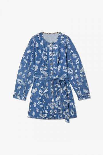 Джинсовое платье