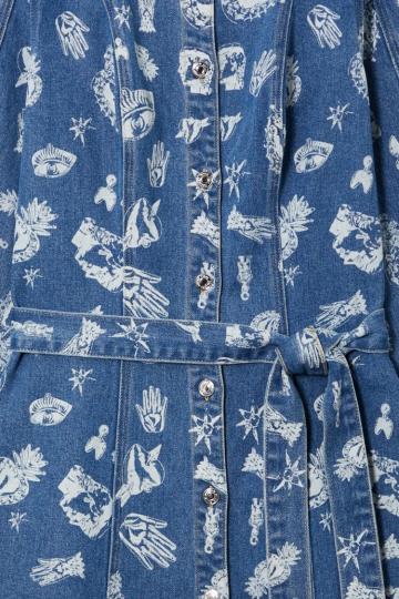 Джинсовое платье