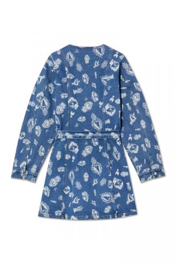 Джинсовое платье