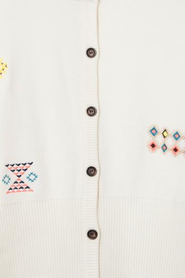 Жаккардовая вязаная кофта