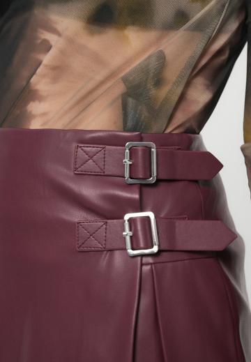 Кожаная юбка