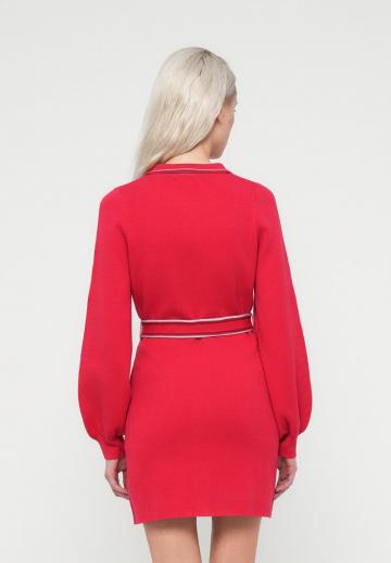 Вязаное платье