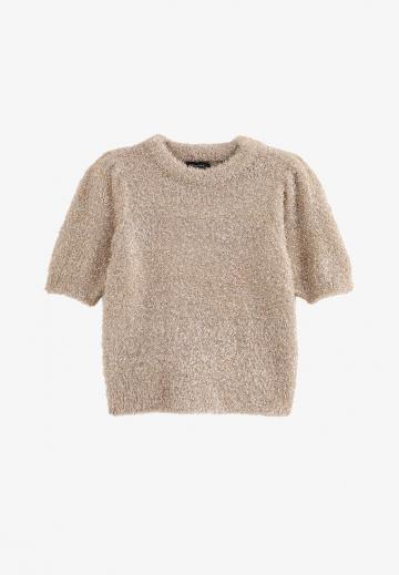 Пуловер с коротким рукавом