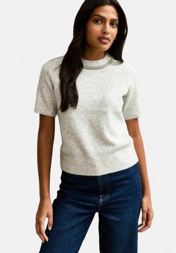 Пуловер с коротким рукавом