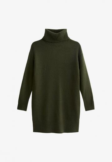 Вязаное платье