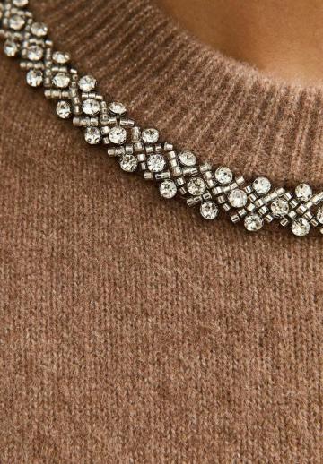 Пуловер с коротким рукавом