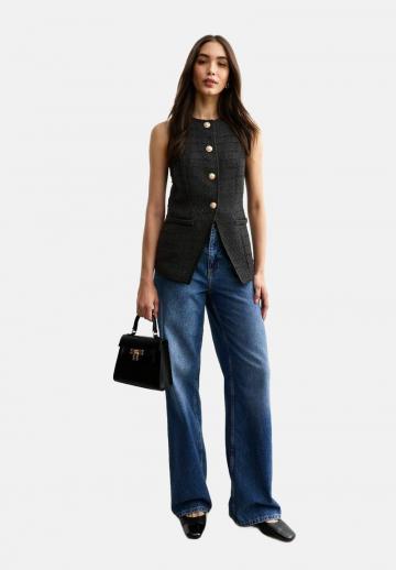 Джинсовая жилетка