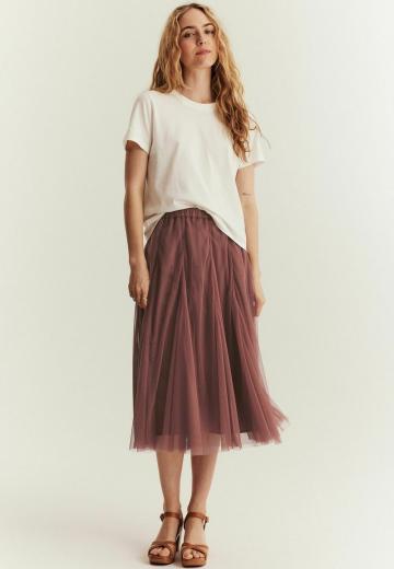Юбка с воланами
