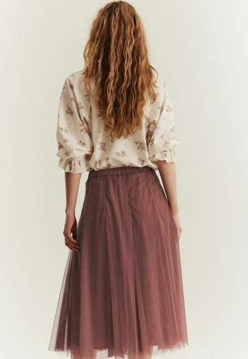 Юбка с воланами