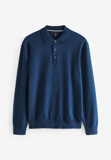 Поло с длинным рукавом