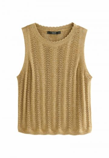 Пуловер без рукавов