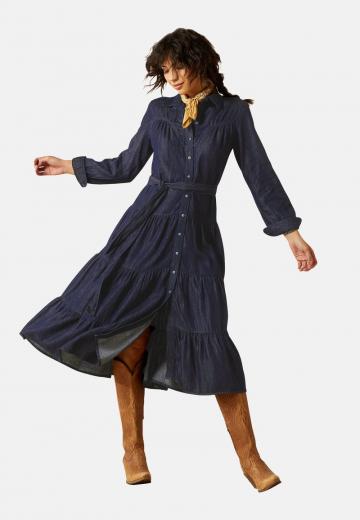 Джинсовое платье