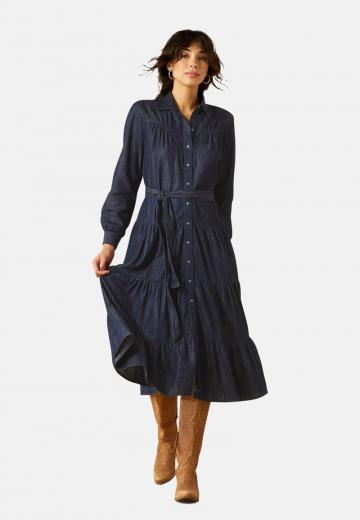 Джинсовое платье