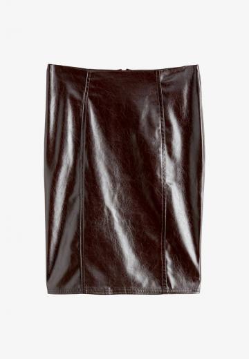Кожаная юбка