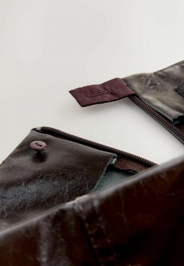 Кожаная юбка