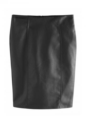 Кожаная юбка