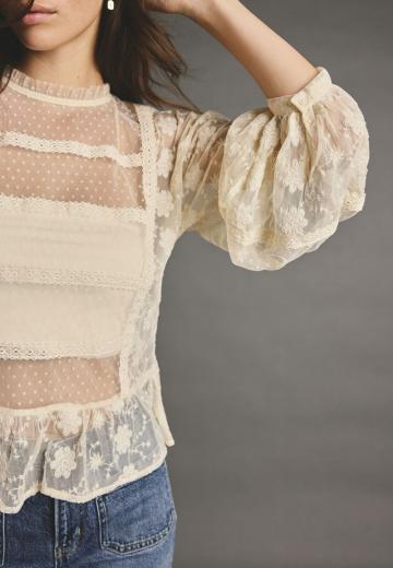 Кружевная блузка
