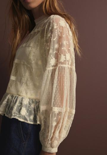 Кружевная блузка