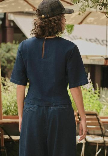 Джинсовая блузка