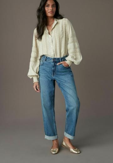 Прямые джинсы