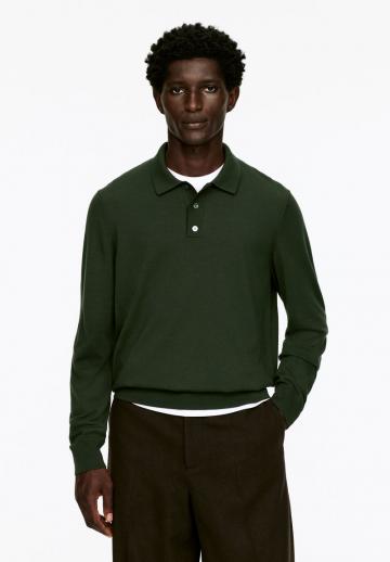 Поло с длинным рукавом