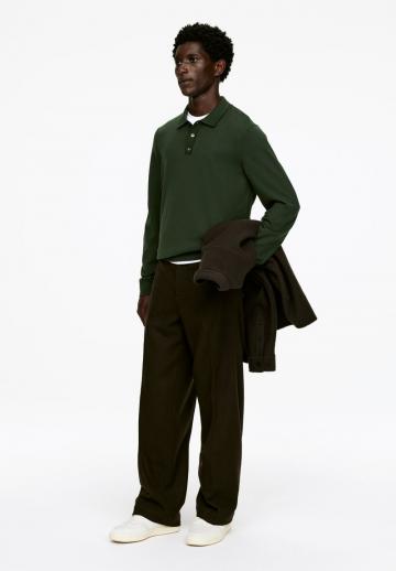 Поло с длинным рукавом