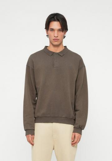 Поло с длинным рукавом