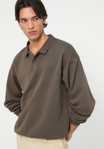 Поло с длинным рукавом