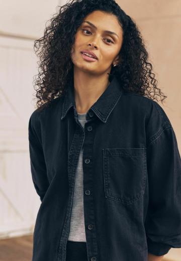 Джинсовая блузка