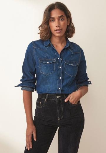 Джинсовая блузка