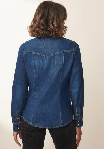 Джинсовая блузка