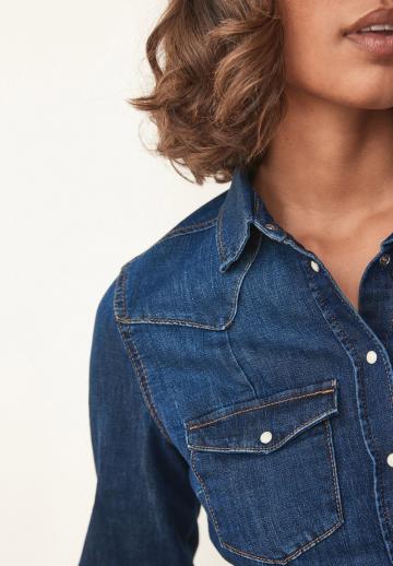Джинсовая блузка