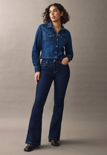 Джинсовая блузка