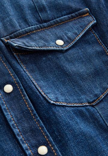 Джинсовая блузка