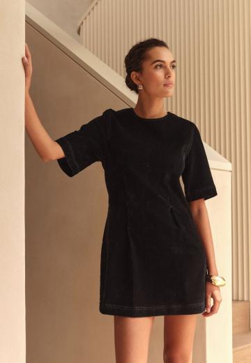 Джинсовое платье