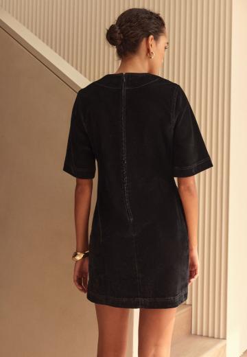 Джинсовое платье