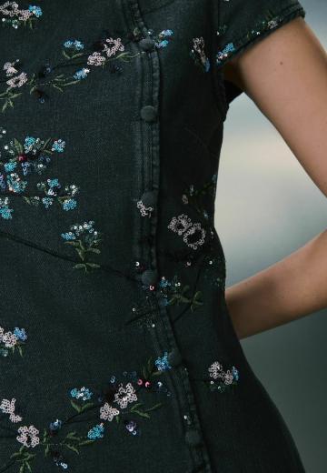 Джинсовое платье