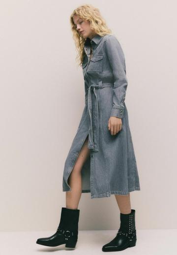 Джинсовое платье