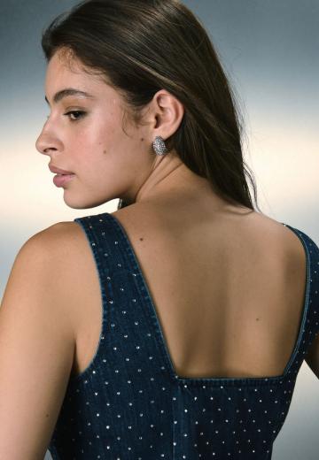 Джинсовое платье