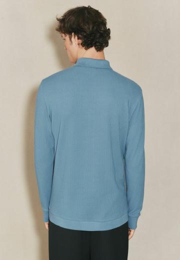 Поло с длинным рукавом