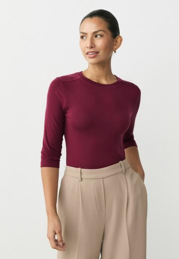 Майка с рукавом три четверти