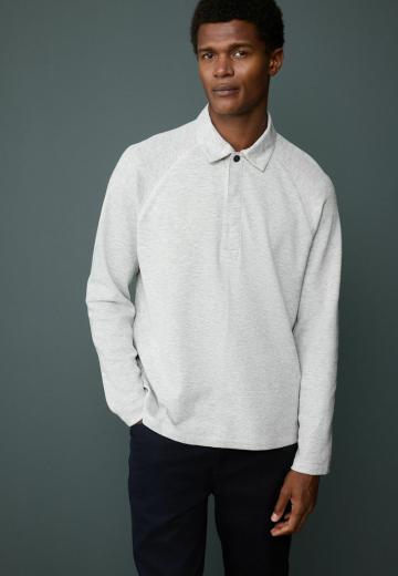 Поло с длинным рукавом