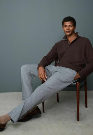 Поло с длинным рукавом