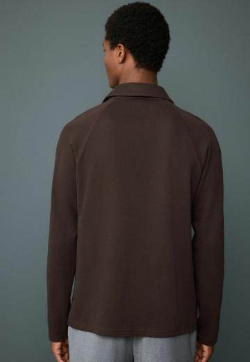 Поло с длинным рукавом